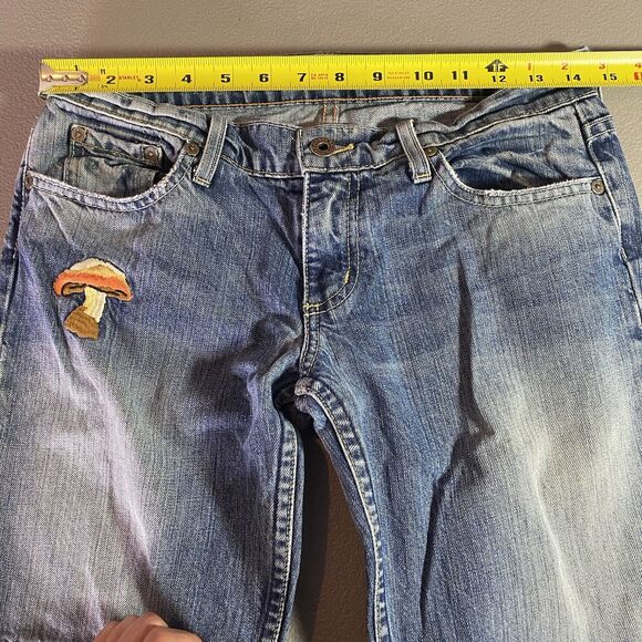 Vtg CHIP & PEPPER Y2K Jeans The 4 Creeping Low Rise Bootcut Women 26 Blue Cotton - Picture 4 of 12